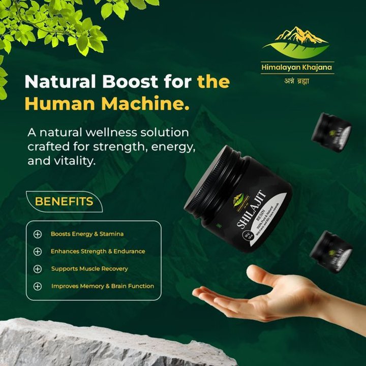 Himalayan Khajana Shilajit ad