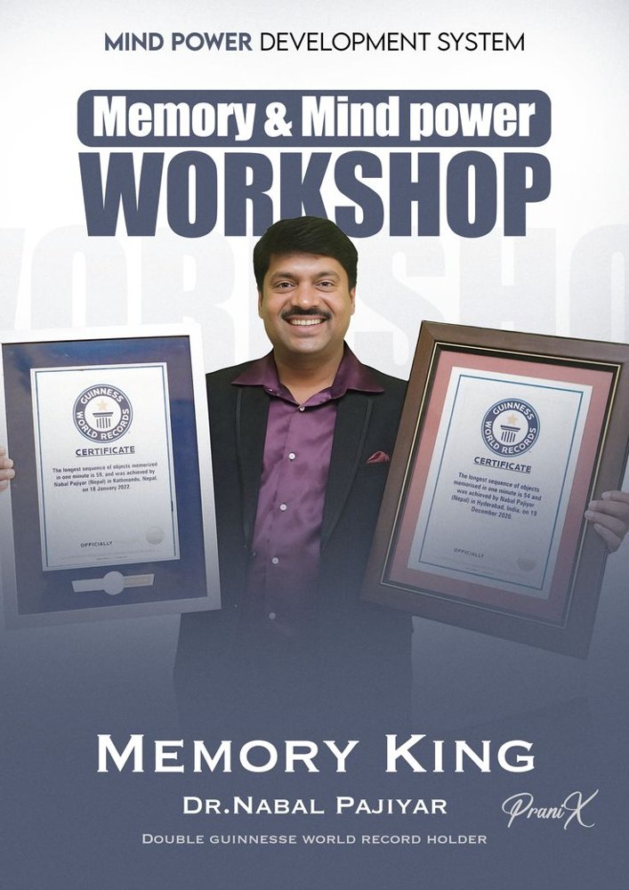 Memory & Mind Power workshop poster