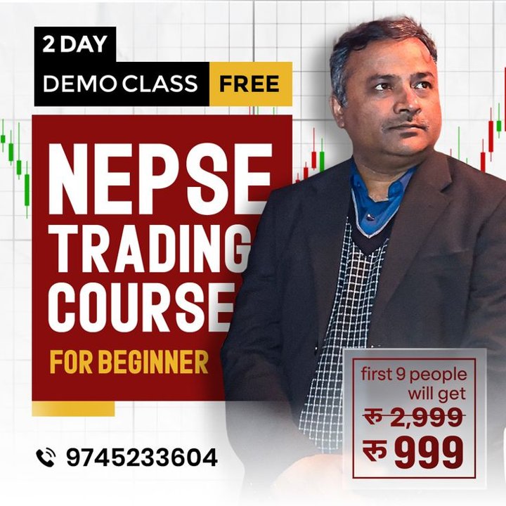 NEPSE trading course poster