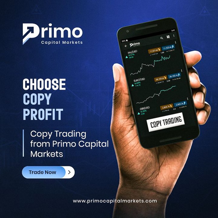 Primo Capital Markets copy-trading ad